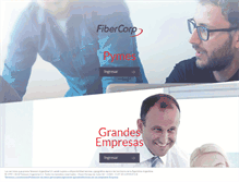 Tablet Screenshot of fibercorp.com.ar
